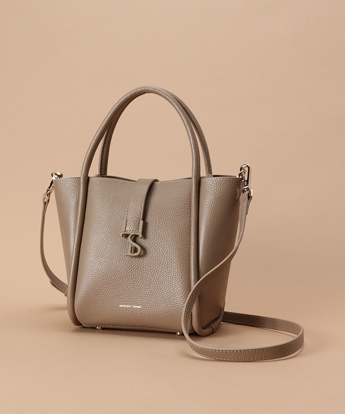 Samantha Thavasa「マットアイコン レザーハンドバッグ 小サイズ」|ハンドバッグ|