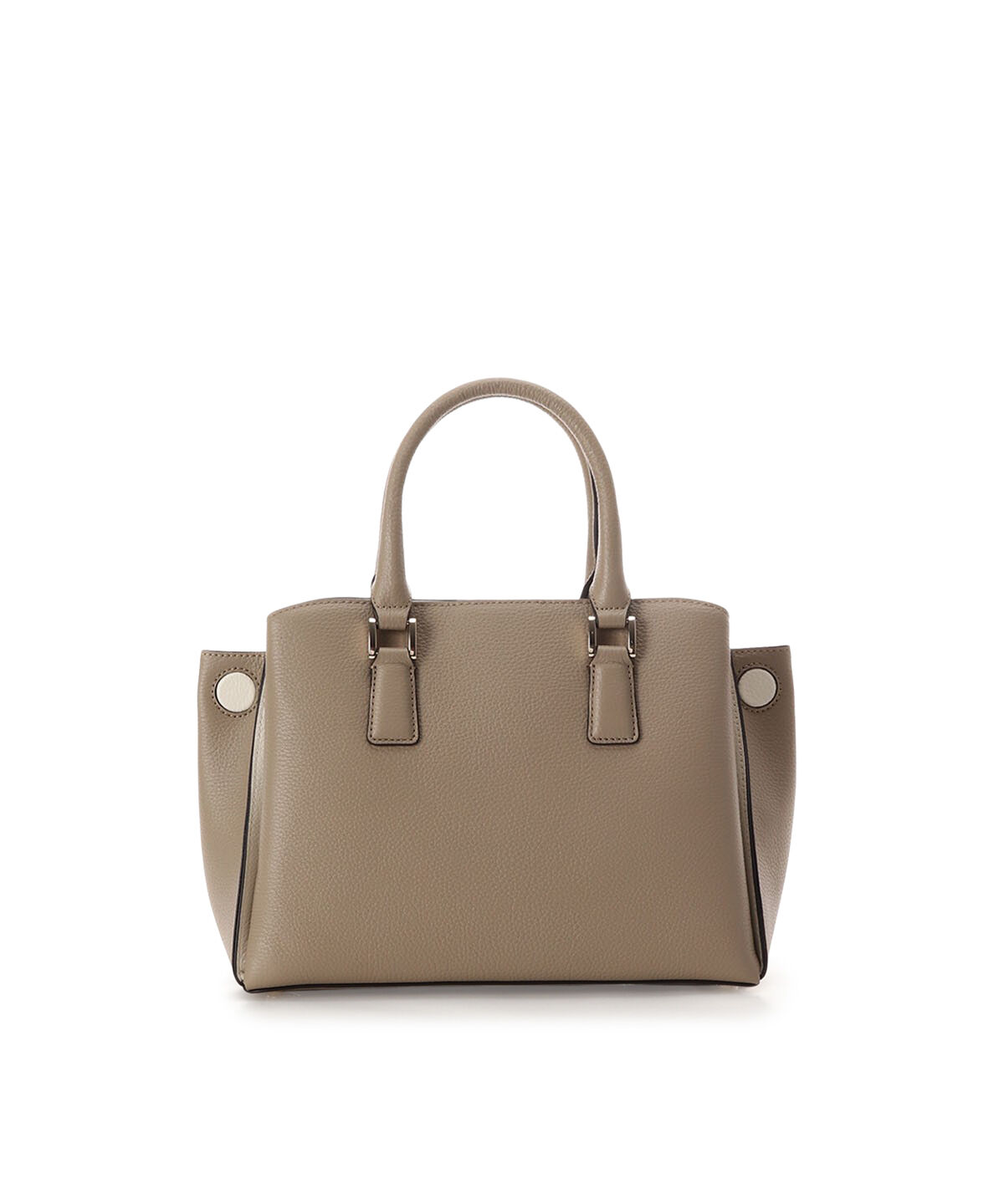 Samantha Thavasa「バイカラーレザー ハンドルバッグ」|ハンドバッグ|