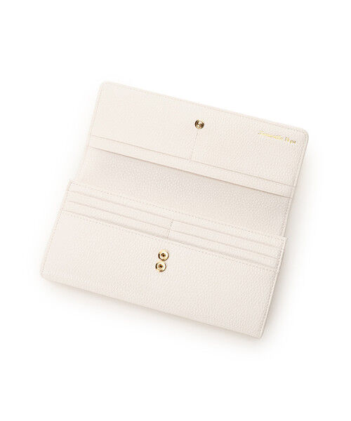  「シンプルビジューフラップ長財布」|財布|