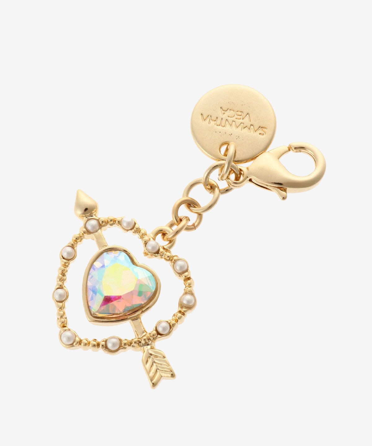 Samantha Vega「ハートアローファスナートップ」|チャーム・キーホルダー|マルチカラー