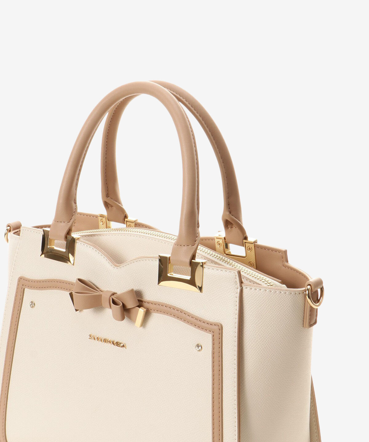 Samantha Vega「ソリッドリボントートバッグ」|ハンドバッグ|