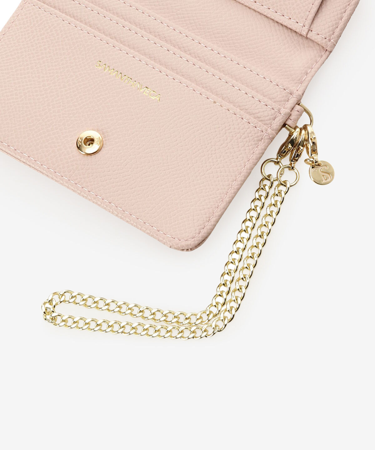 Samantha Vega「マテリアルアクセントリボンパスケース」|定期入れ|