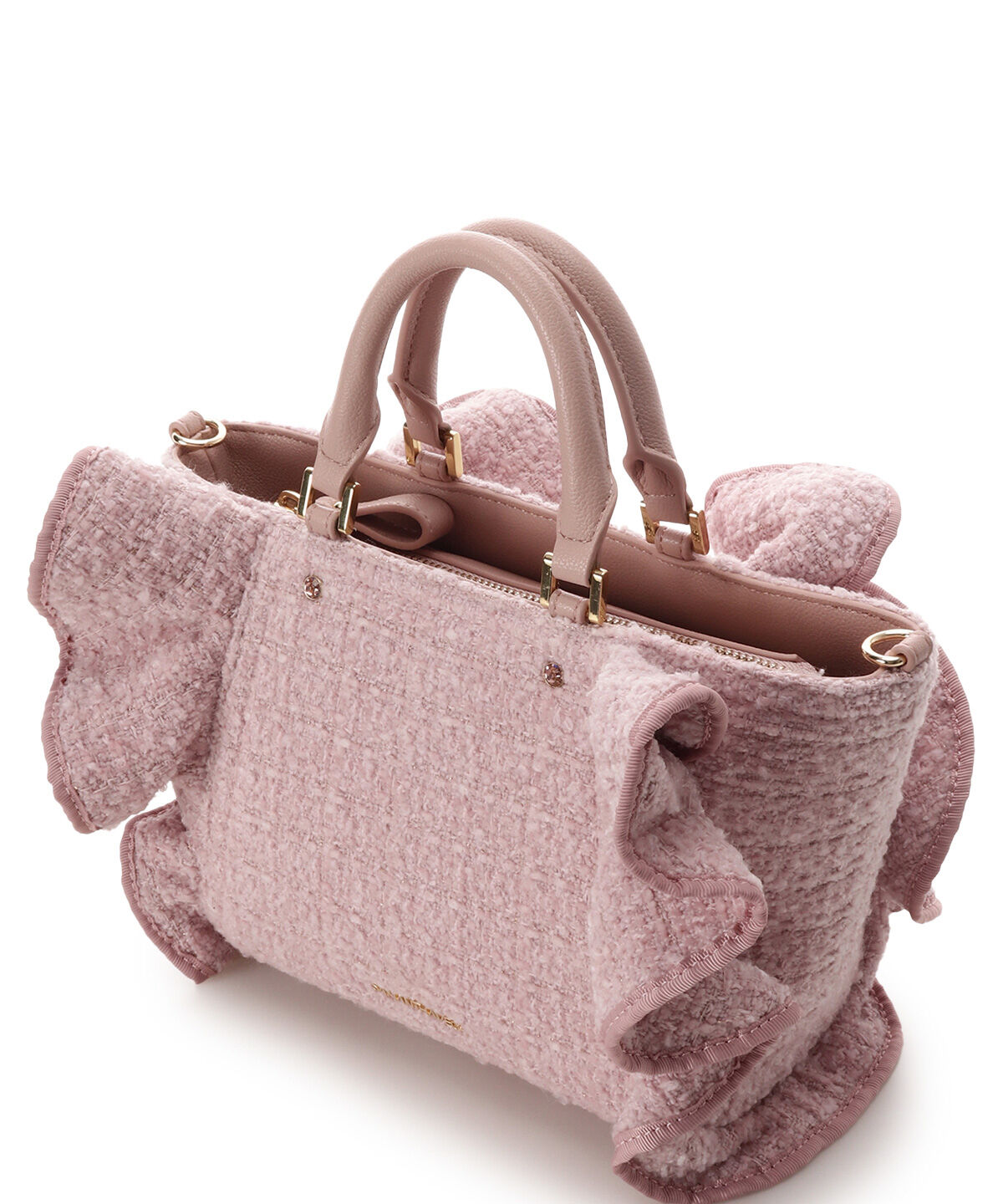 Samantha Vega「ツイードフリルハンドバッグ（小）」|ハンドバッグ|