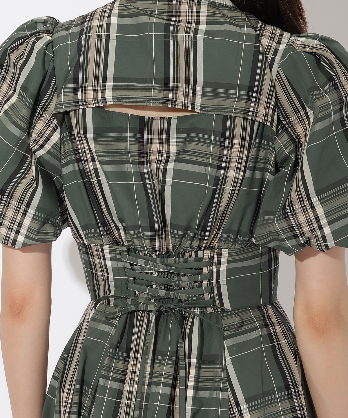 アンドクチュール「コルセットシャツワンピース」|ワンピース|