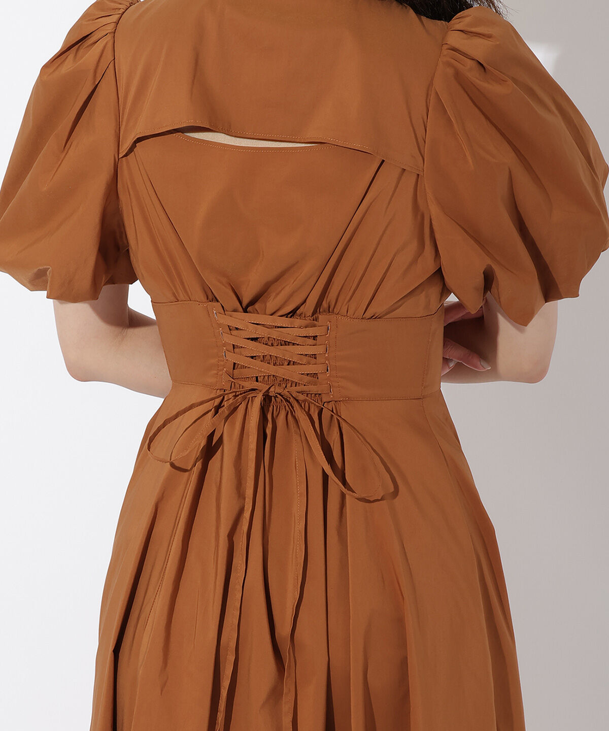 アンドクチュール「コルセットシャツワンピース」|ワンピース|