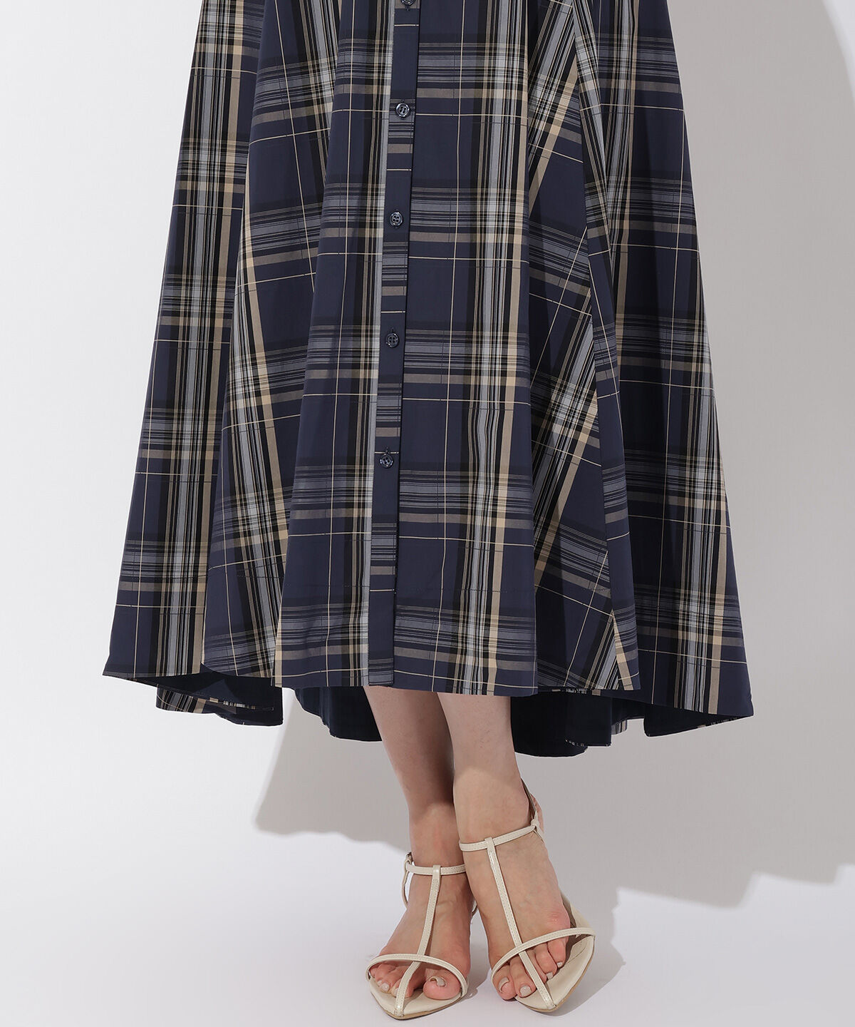 アンドクチュール「コルセットシャツワンピース」|ワンピース|