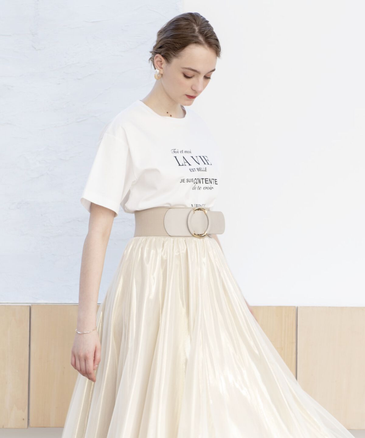 アンドクチュール「ロゴTシャツ」|Tシャツ・カットソー|