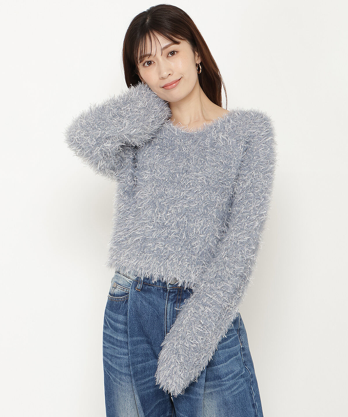 アンドクチュール「ふわニットプルオーバー」|ニット・セーター|