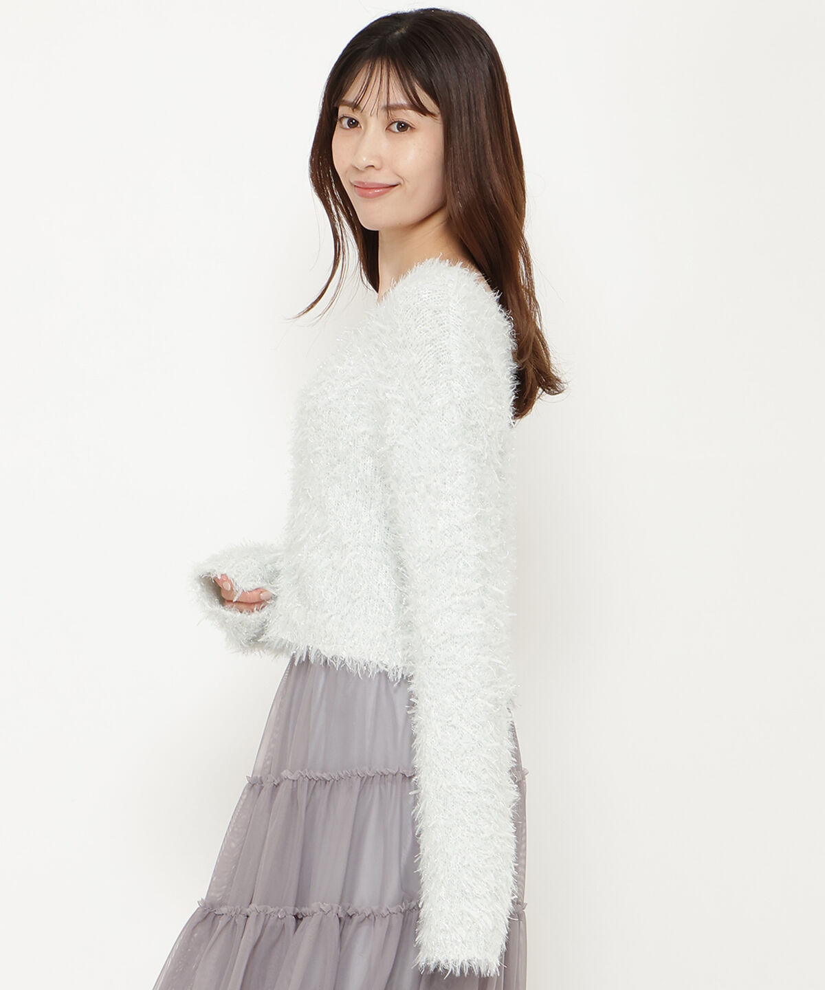 アンドクチュール「ふわニットプルオーバー」|ニット・セーター|