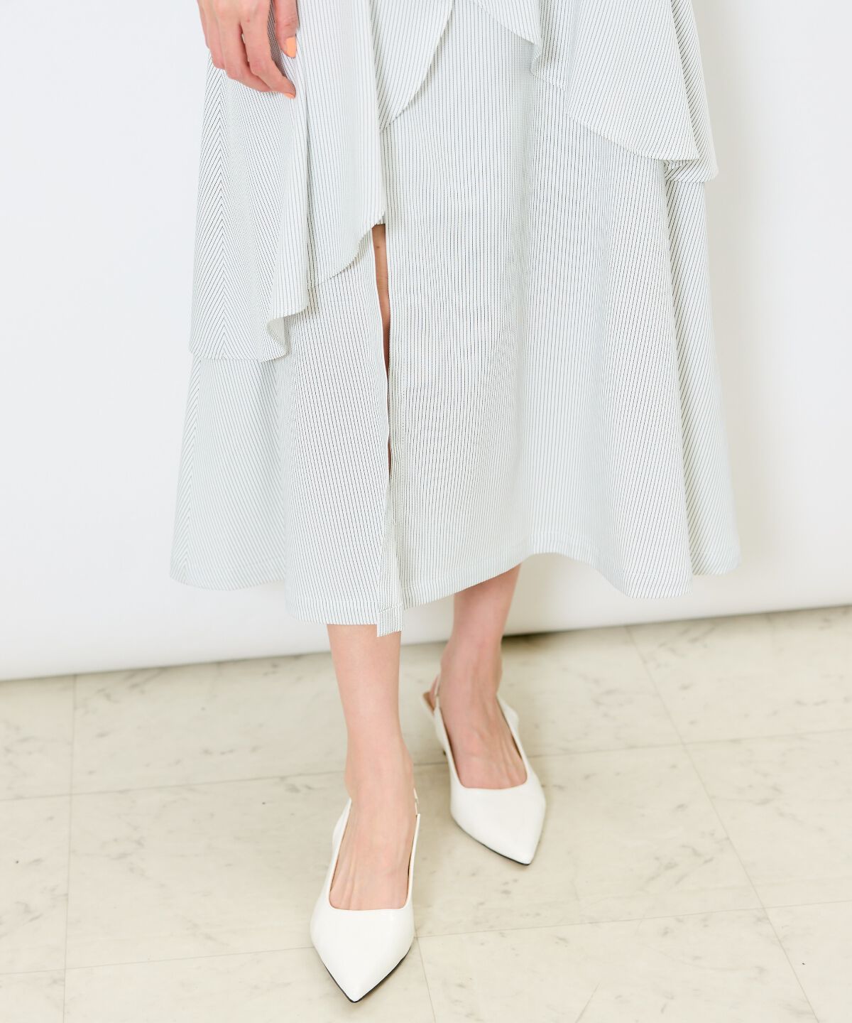 アンドクチュール「レイヤードティアードフリルスカート」|スカート|