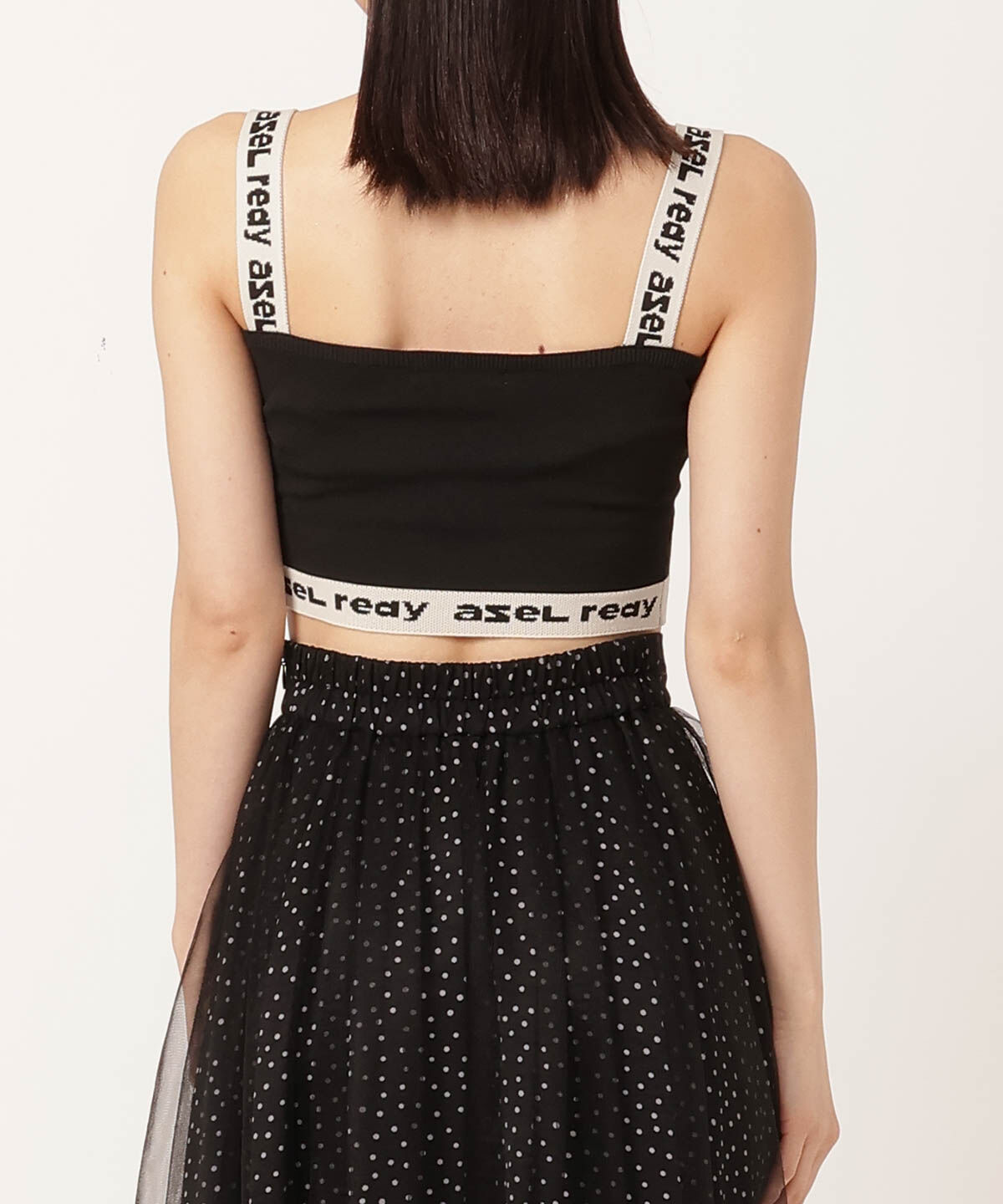 REDYAZEL「ロゴジャガード切り替えキャミソール」|キャミソール|