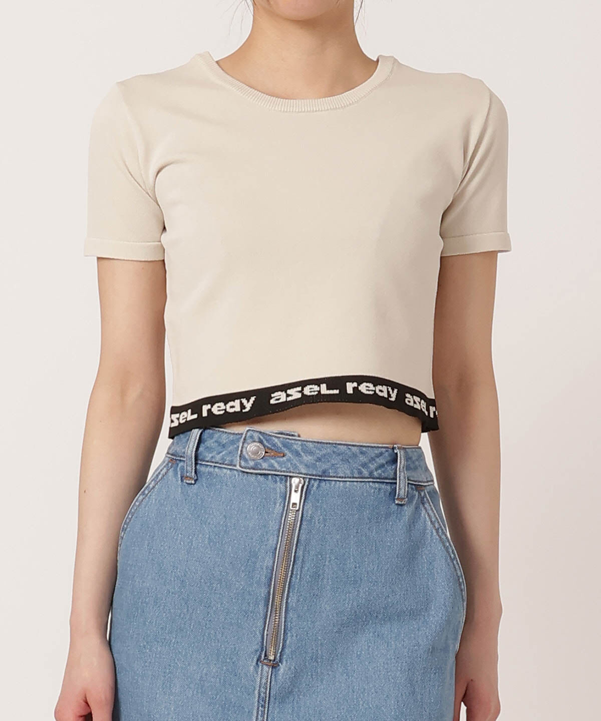 REDYAZEL「ロゴジャガード切り替えプルオーバー」|Tシャツ・カットソー|