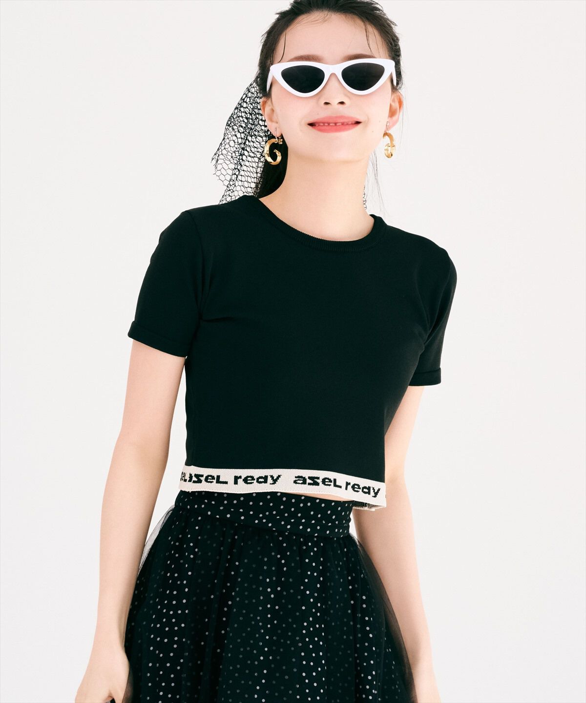 REDYAZEL「ロゴジャガード切り替えプルオーバー」|Tシャツ・カットソー|