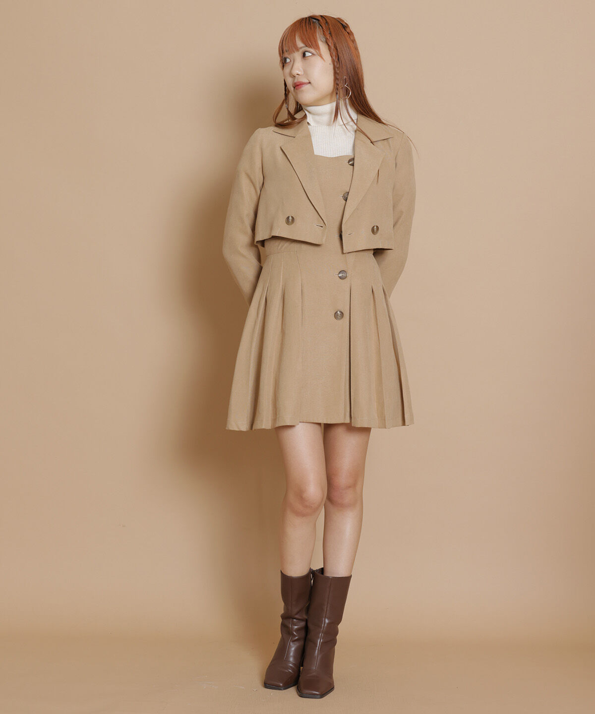 REDYAZEL「ショートジャケット」|テーラードジャケット|