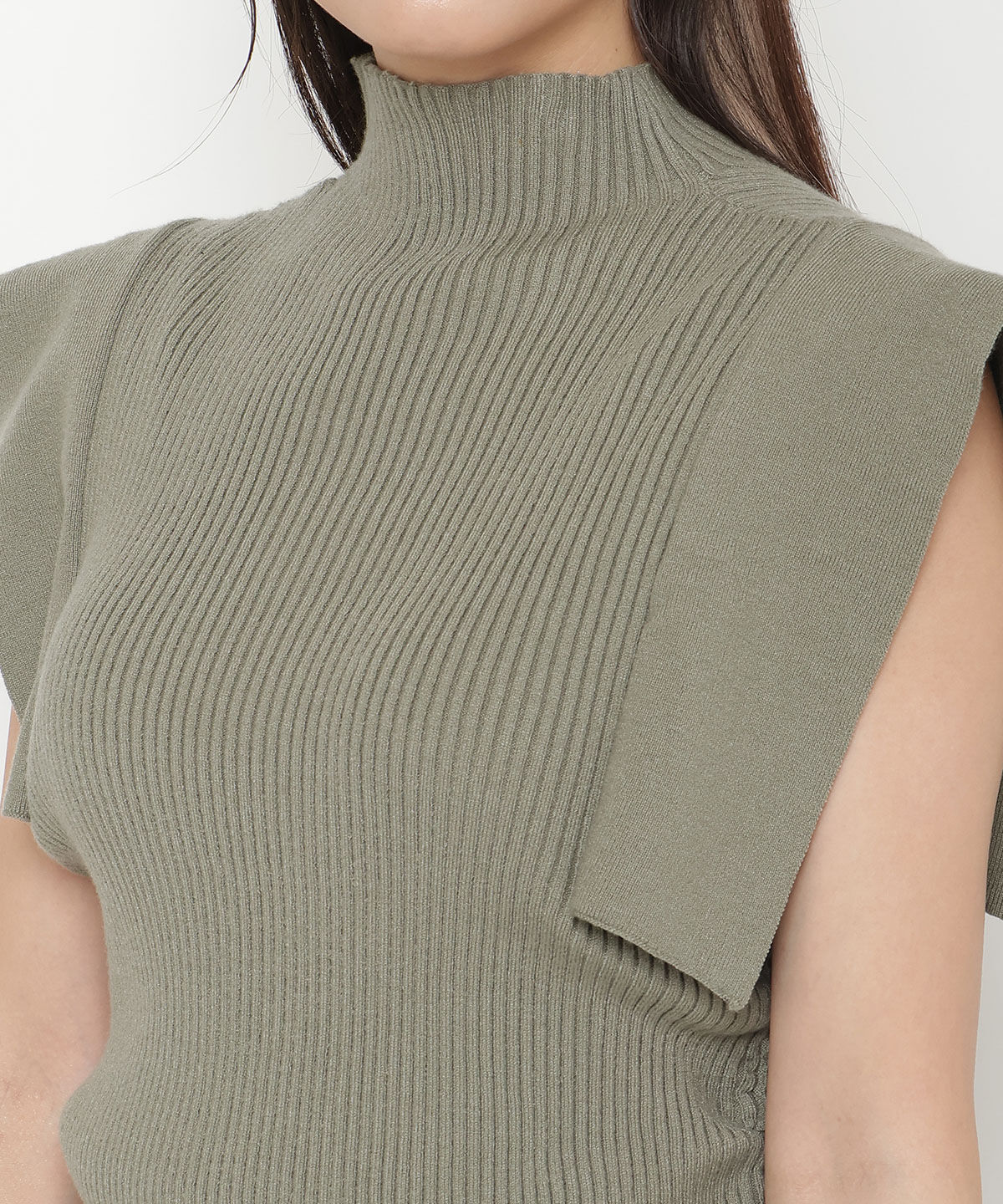 REDYAZEL「スクエアスリーブ ニットトップス」|ニット・セーター|