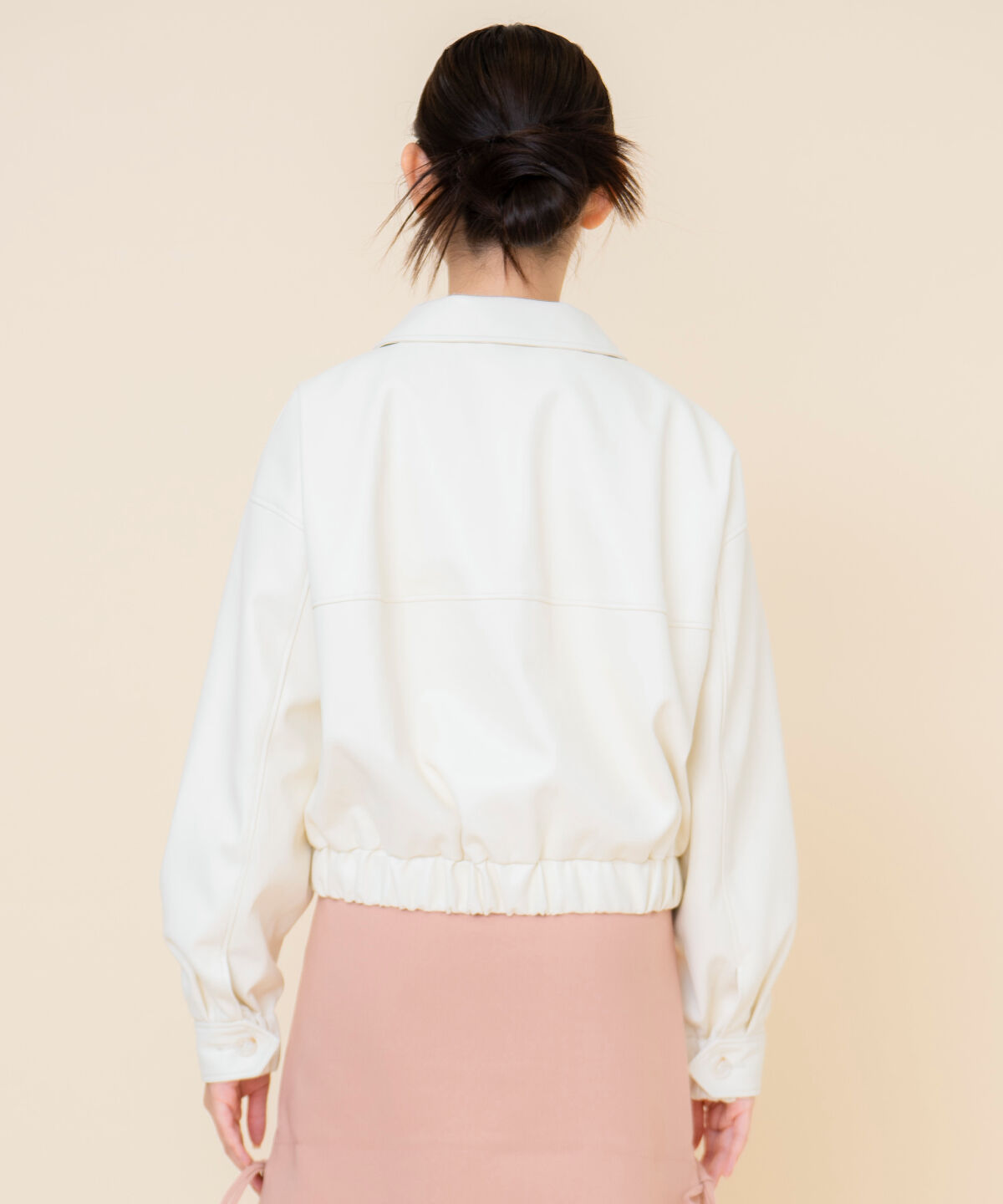 REDYAZEL「フェイクレザーブルゾン」|ブルゾン・スタジャン|