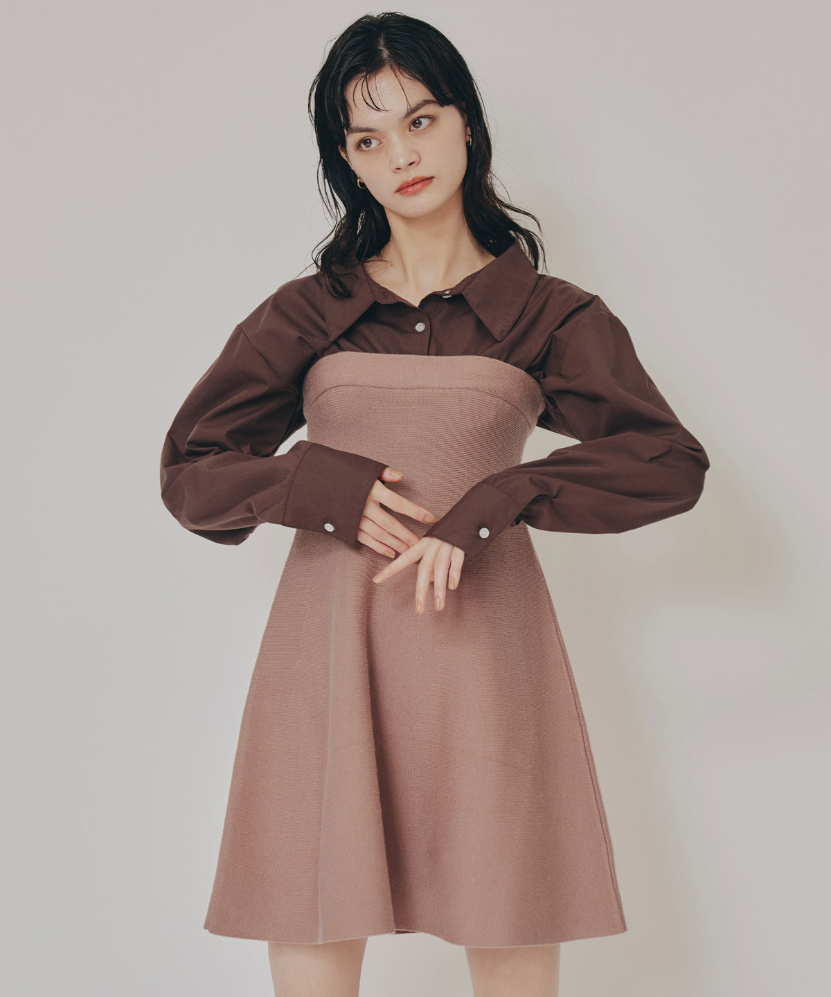 REDYAZEL「マルチWAYドッキングニットワンピース」|ワンピース|