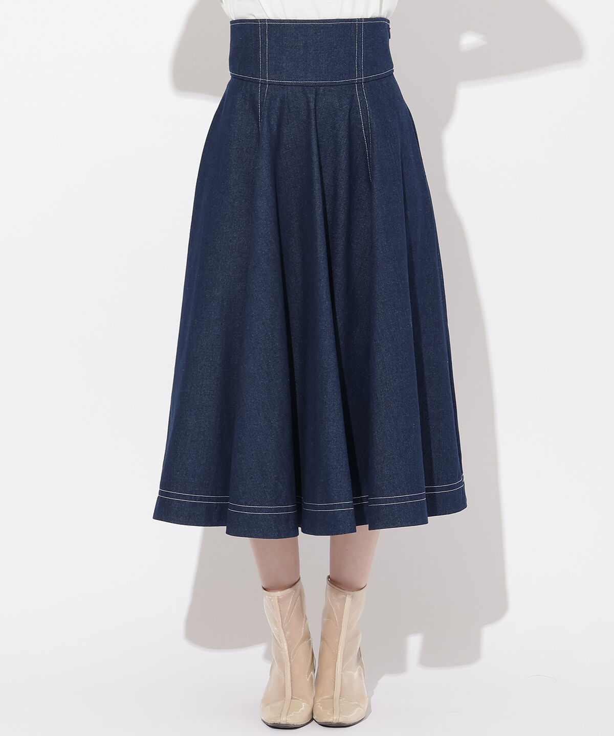 WILLSELECTION「デニムフレアスカート」|スカート|