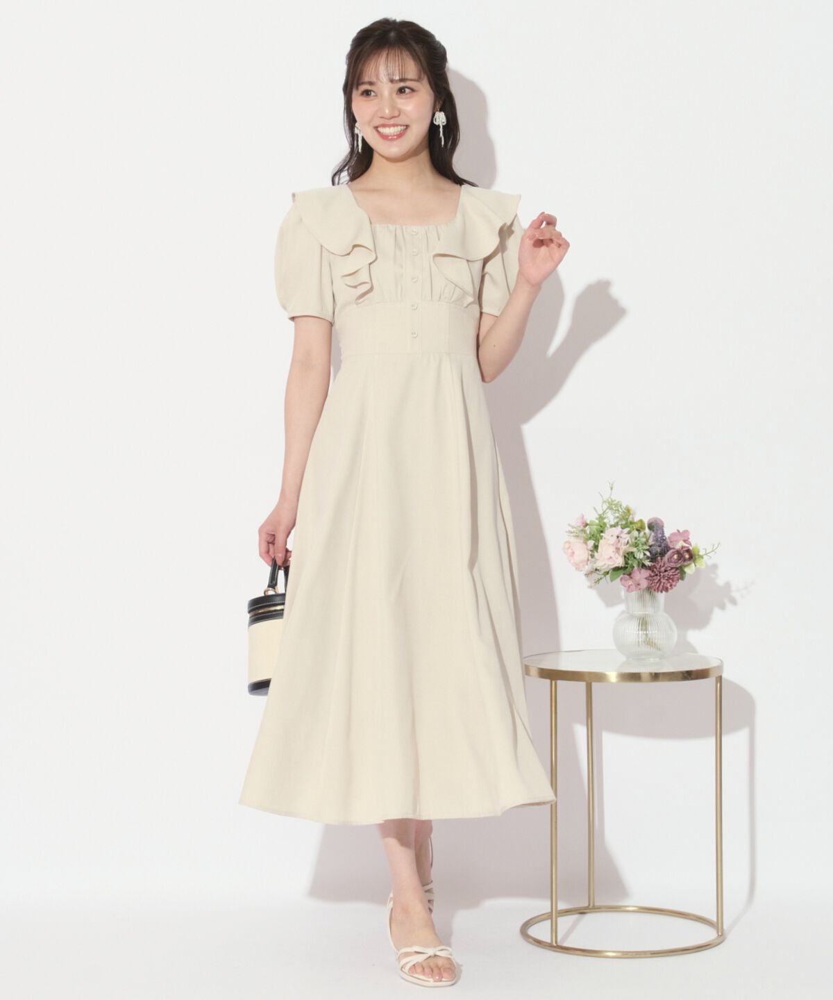 WILLSELECTION「バックリボンフリルワンピース」|ワンピース|