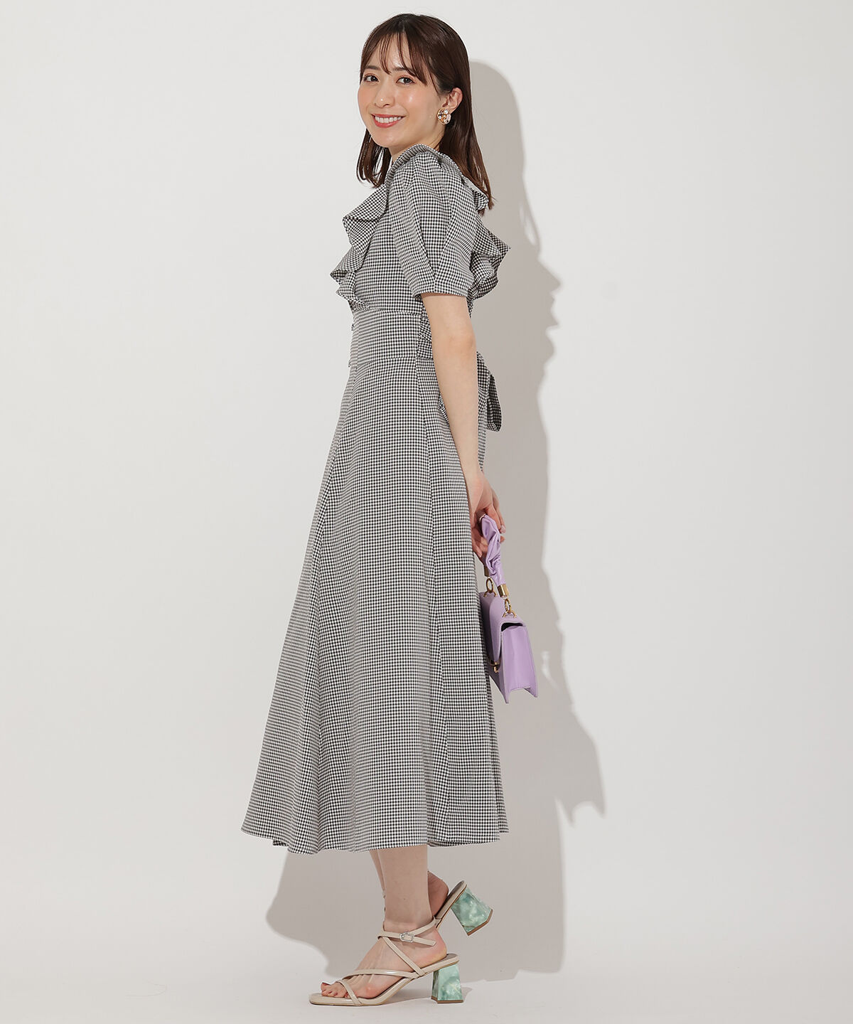 WILLSELECTION「バックリボンフリルワンピース」|ワンピース|