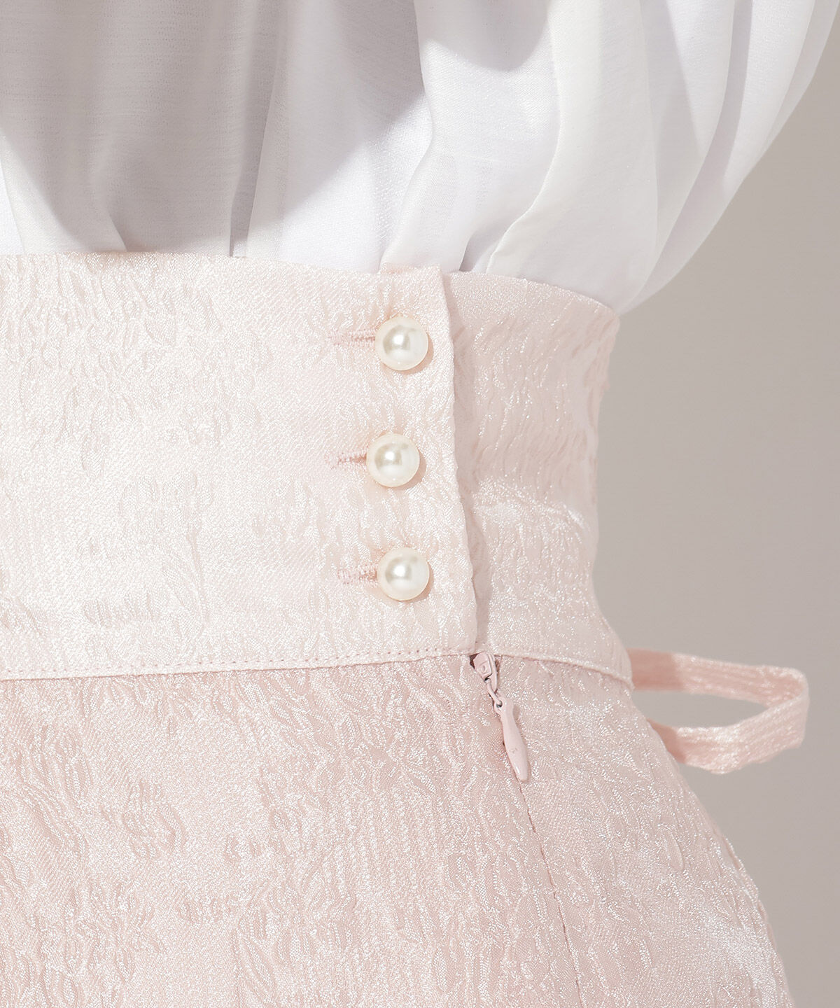 WILLSELECTION「エンボスジャガードフレアスカート」|フレア|