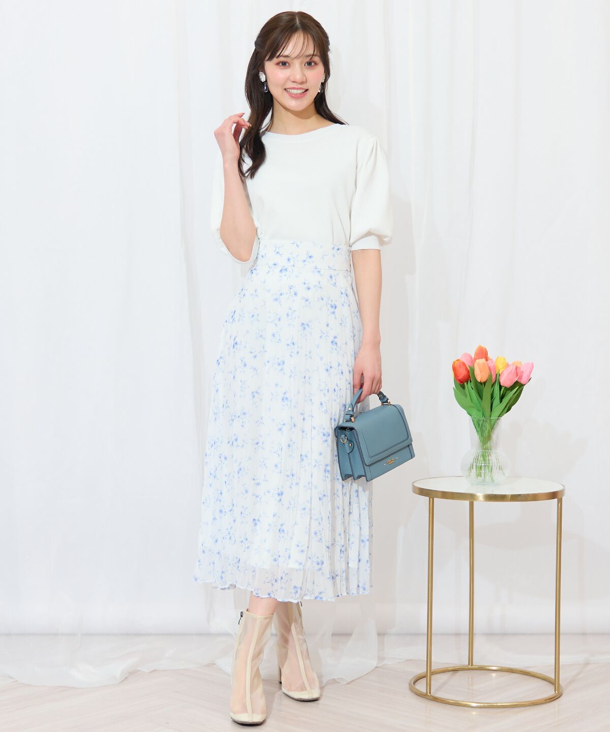 WILLSELECTION「2WAYリボンラメニットプルオーバー」|ニット・セーター|