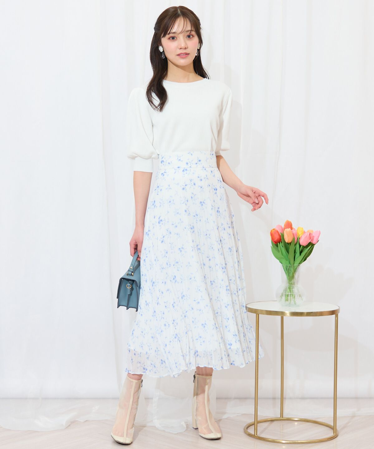 WILLSELECTION「2WAYリボンラメニットプルオーバー」|ニット・セーター|