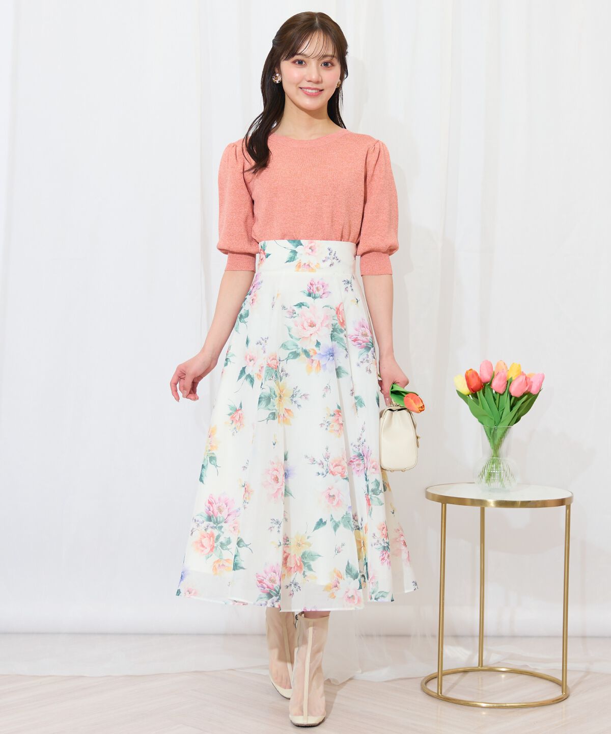 WILLSELECTION「2WAYリボンラメニットプルオーバー」|ニット・セーター|