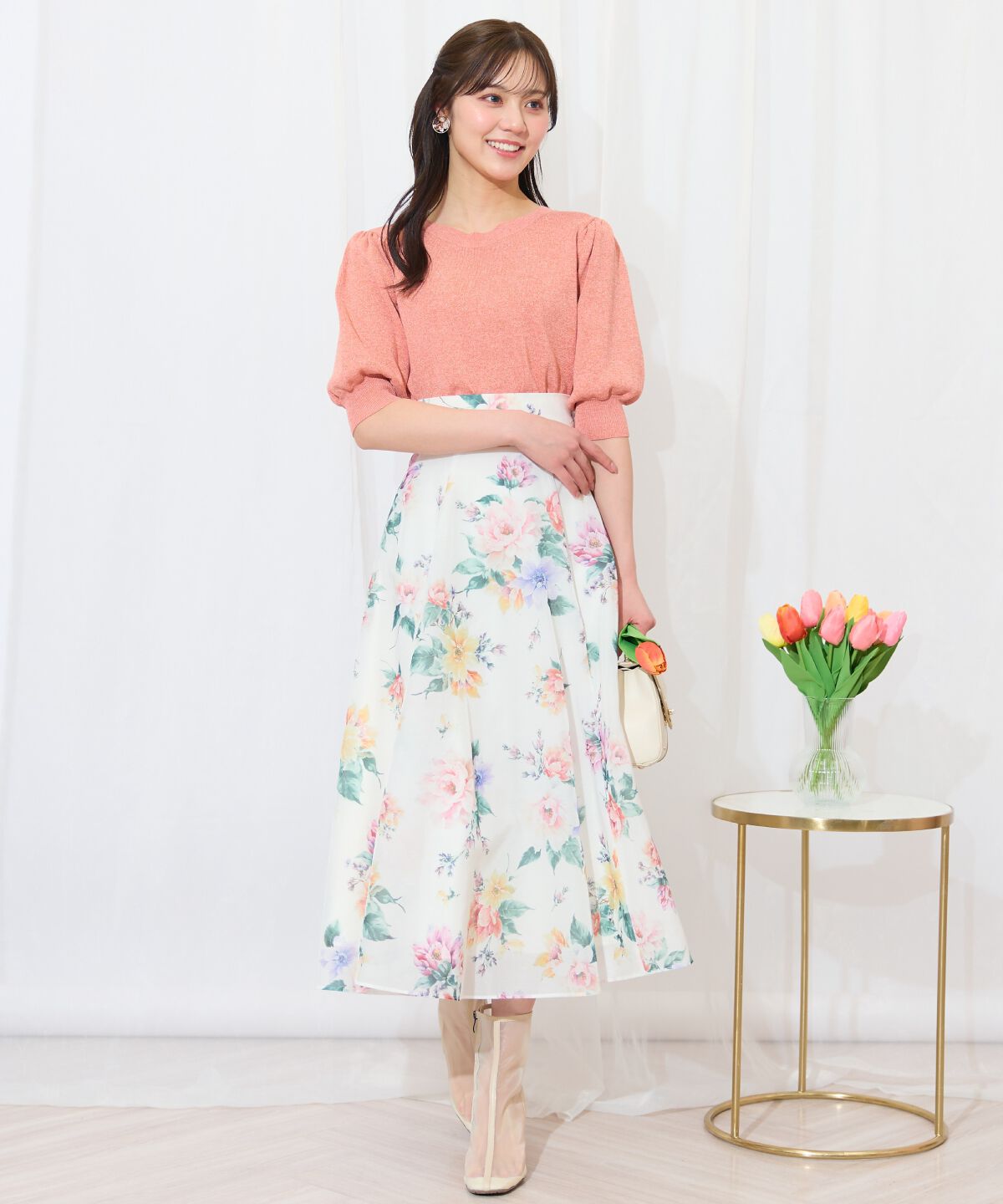 WILLSELECTION「2WAYリボンラメニットプルオーバー」|ニット・セーター|