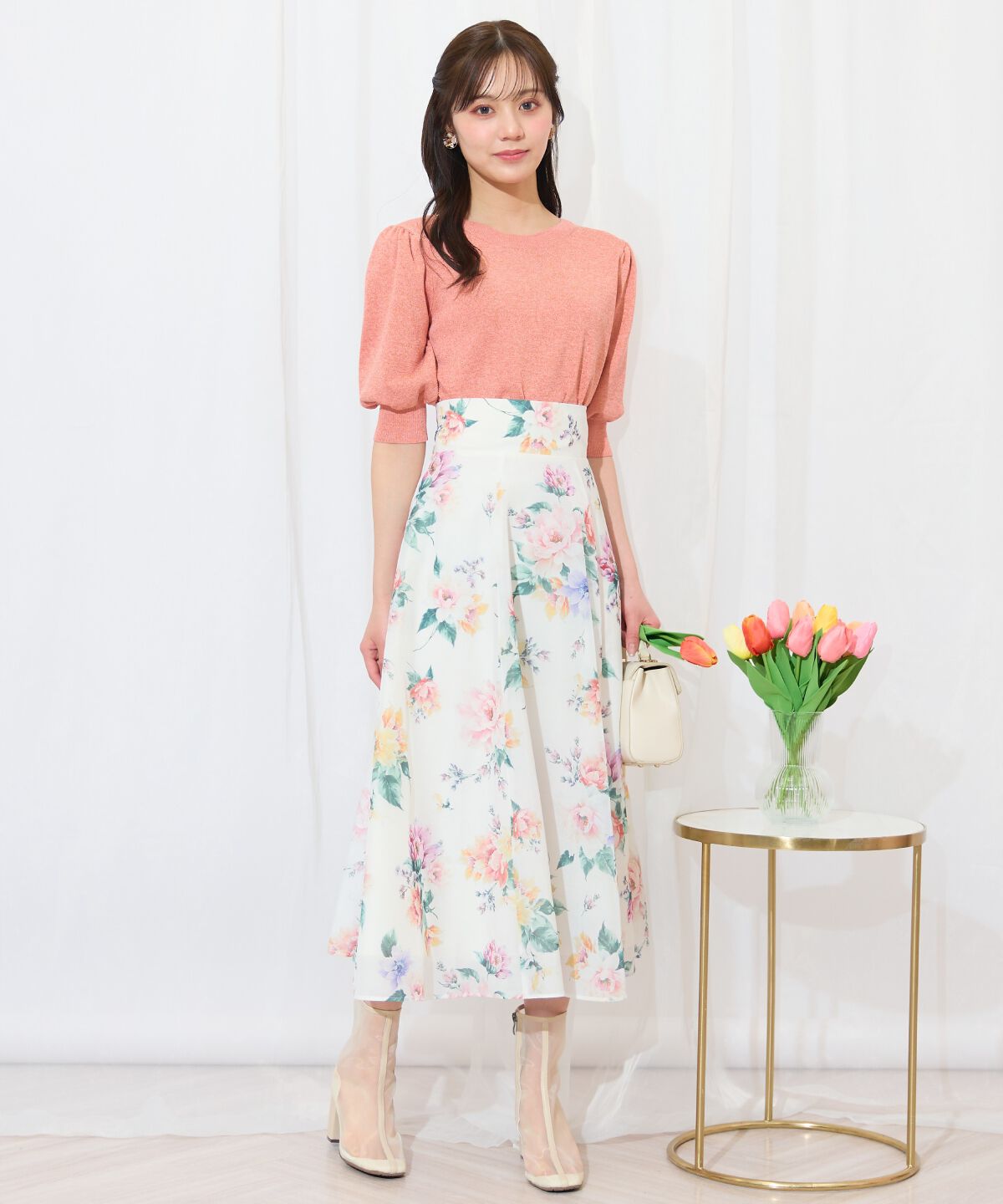 WILLSELECTION「2WAYリボンラメニットプルオーバー」|ニット・セーター|