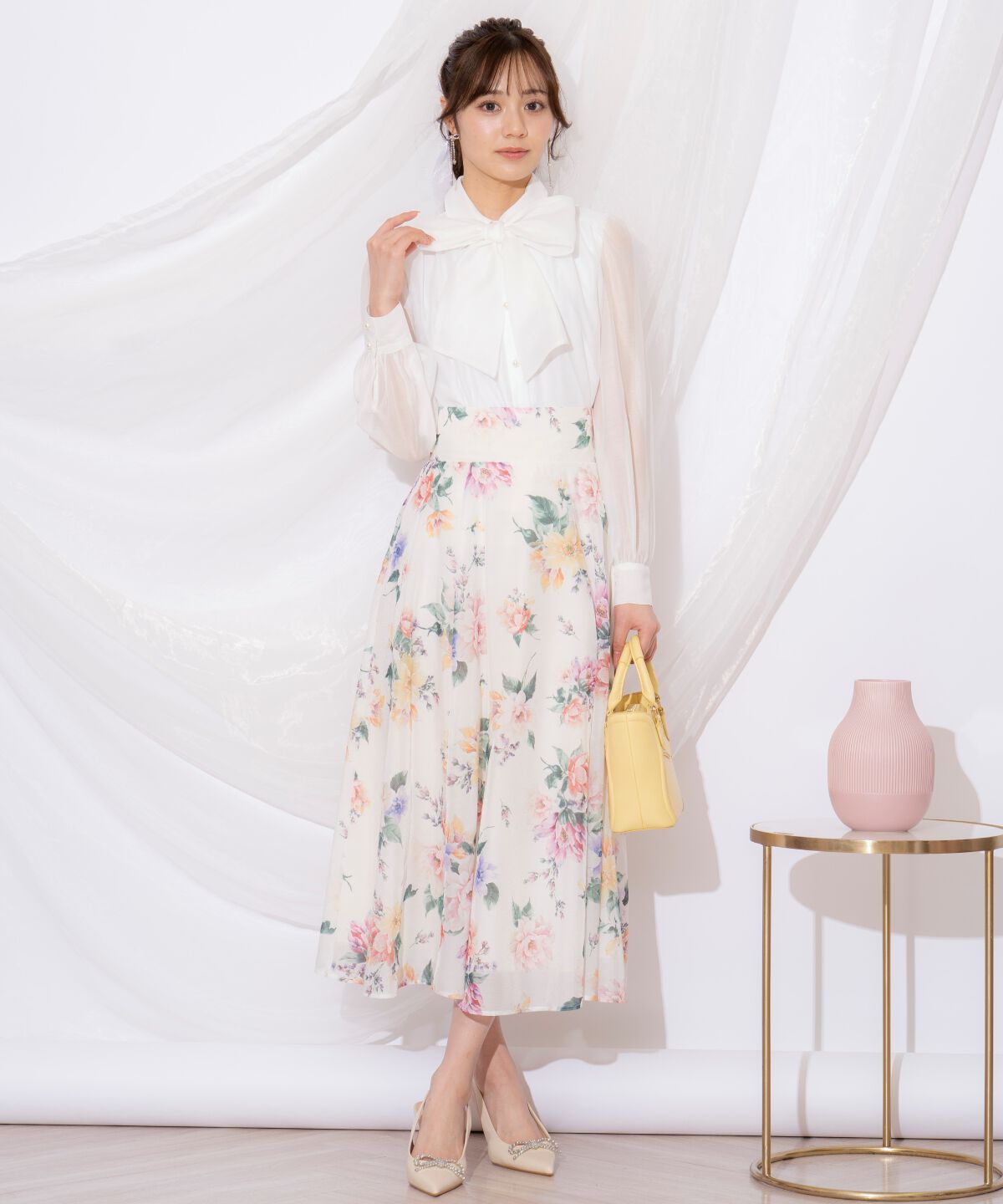 WILLSELECTION「ビッグリボンシアーブラウス」|シャツ・ブラウス|