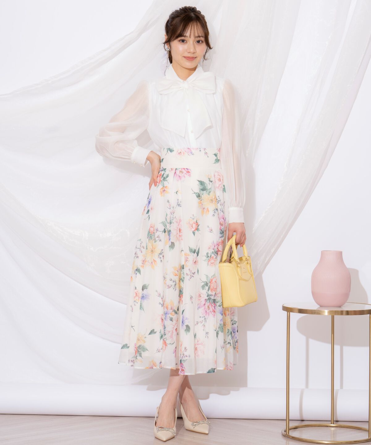 WILLSELECTION「ビッグリボンシアーブラウス」|シャツ・ブラウス|