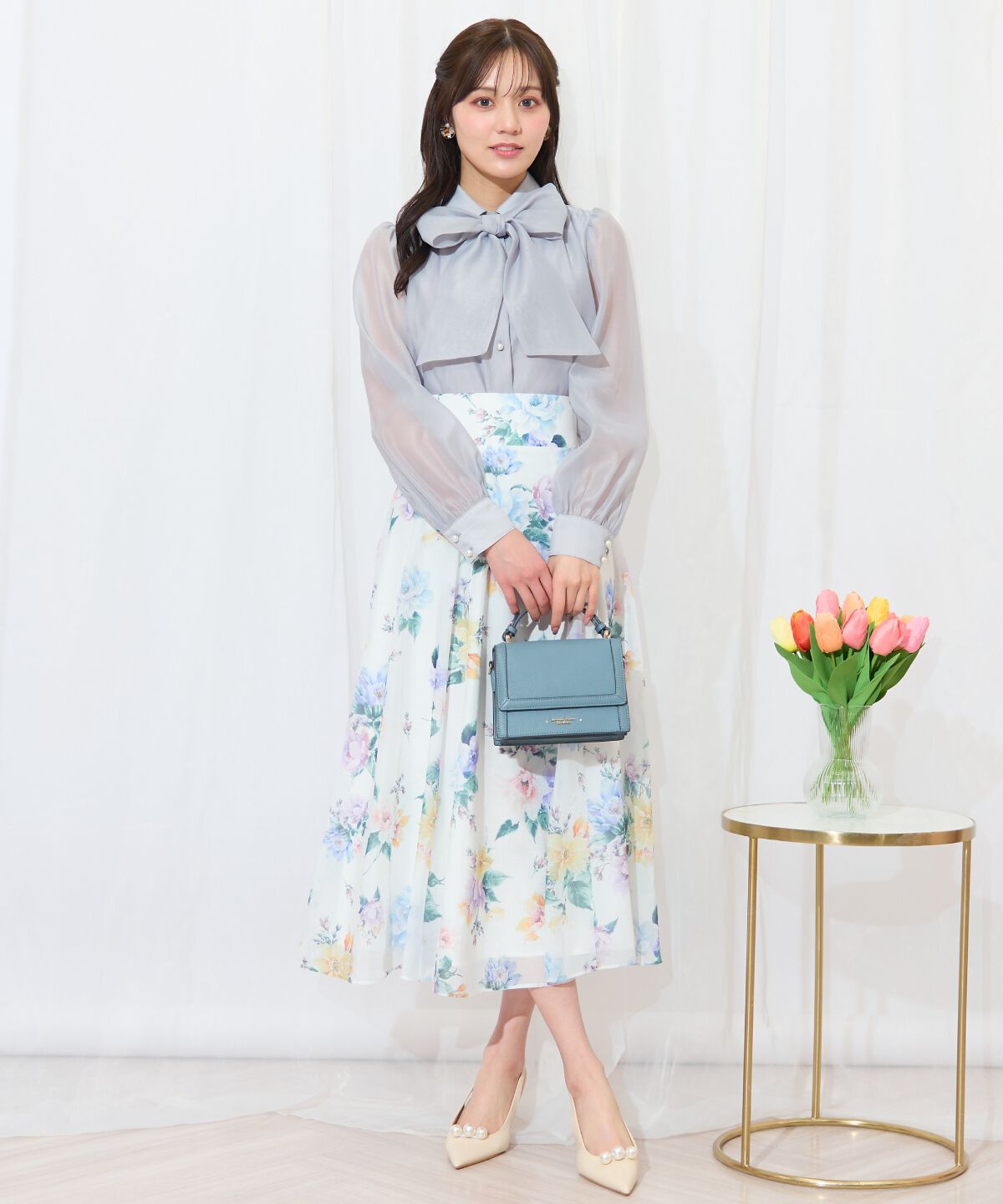 WILLSELECTION「ビッグリボンシアーブラウス」|シャツ・ブラウス|