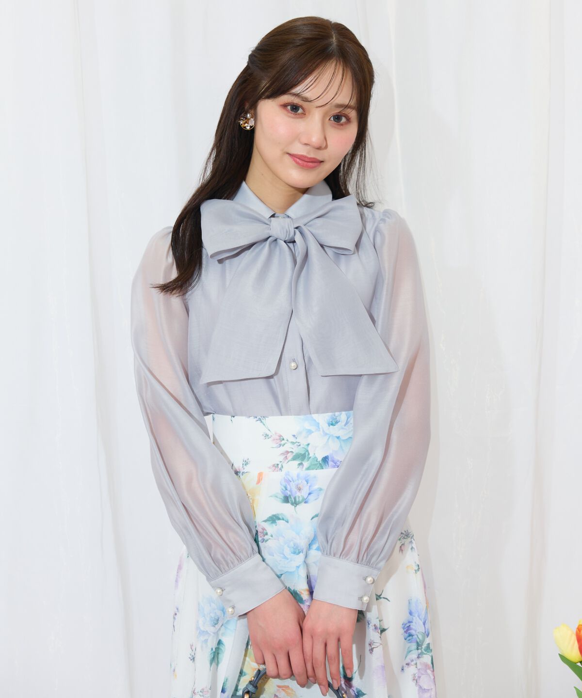 WILLSELECTION「ビッグリボンシアーブラウス」|シャツ・ブラウス|