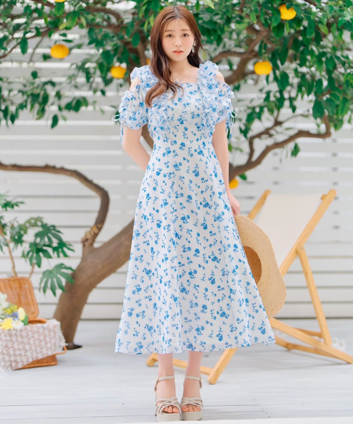 WILLSELECTION「ジュイフラワーフリルワンピース」|ワンピース|