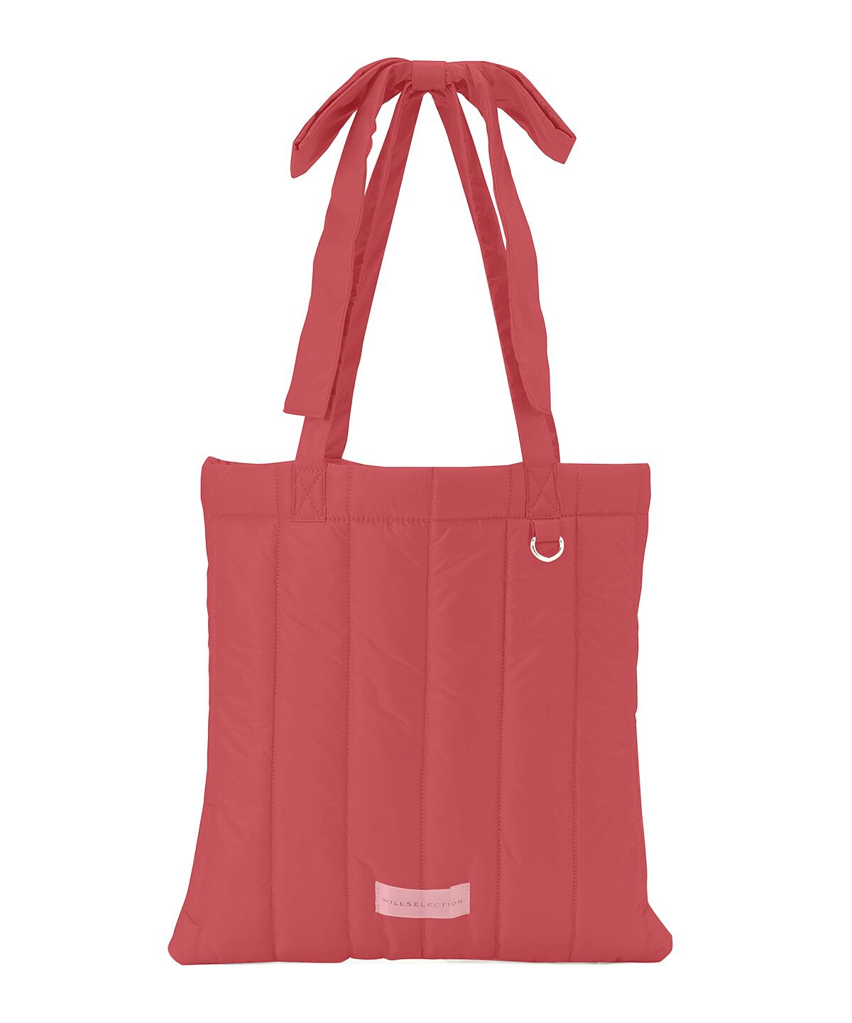 WILLSELECTION「リボンショルダーキルティングトート」|トートバッグ|レッド