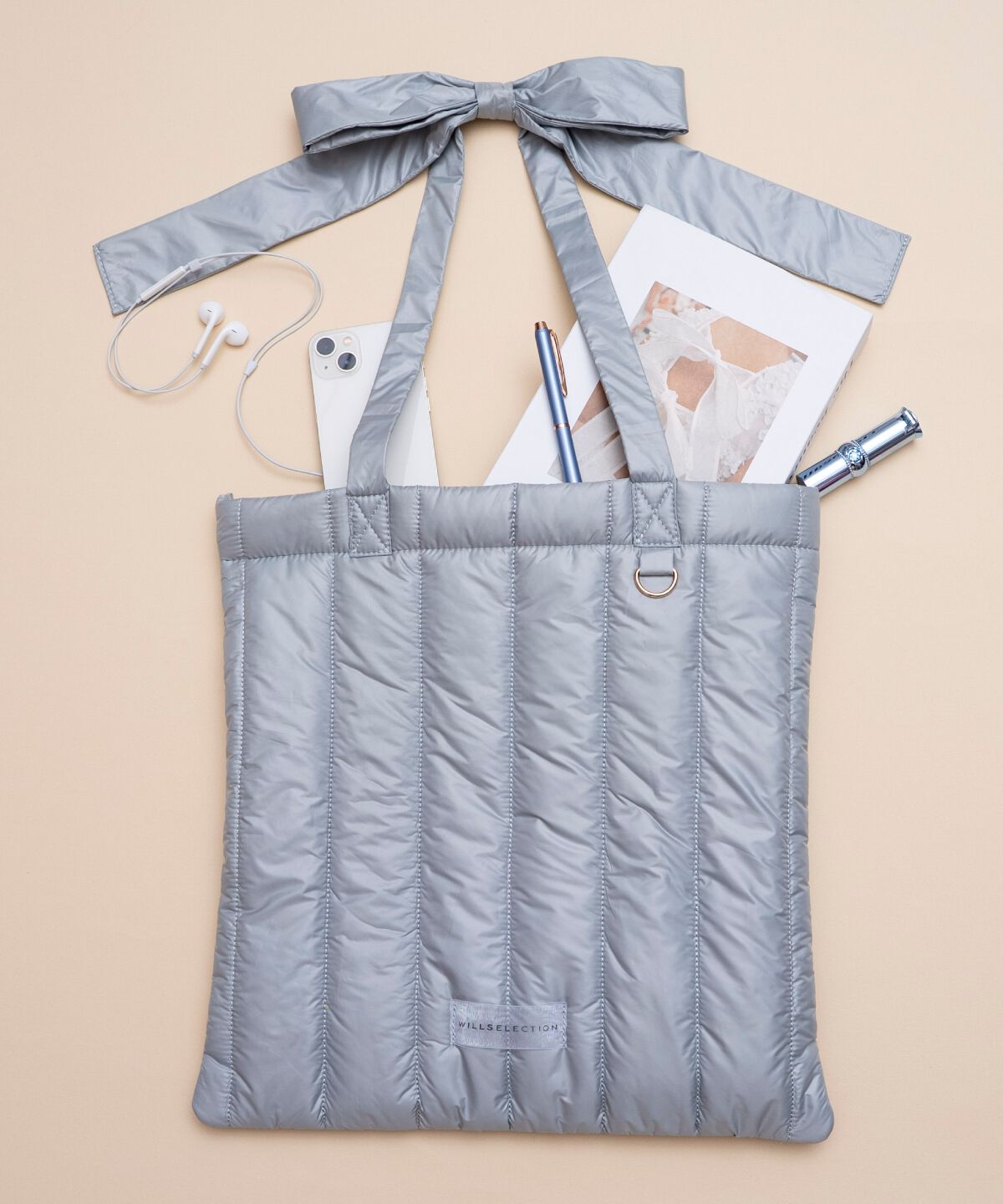 WILLSELECTION「リボンショルダーキルティングトート」|トートバッグ|