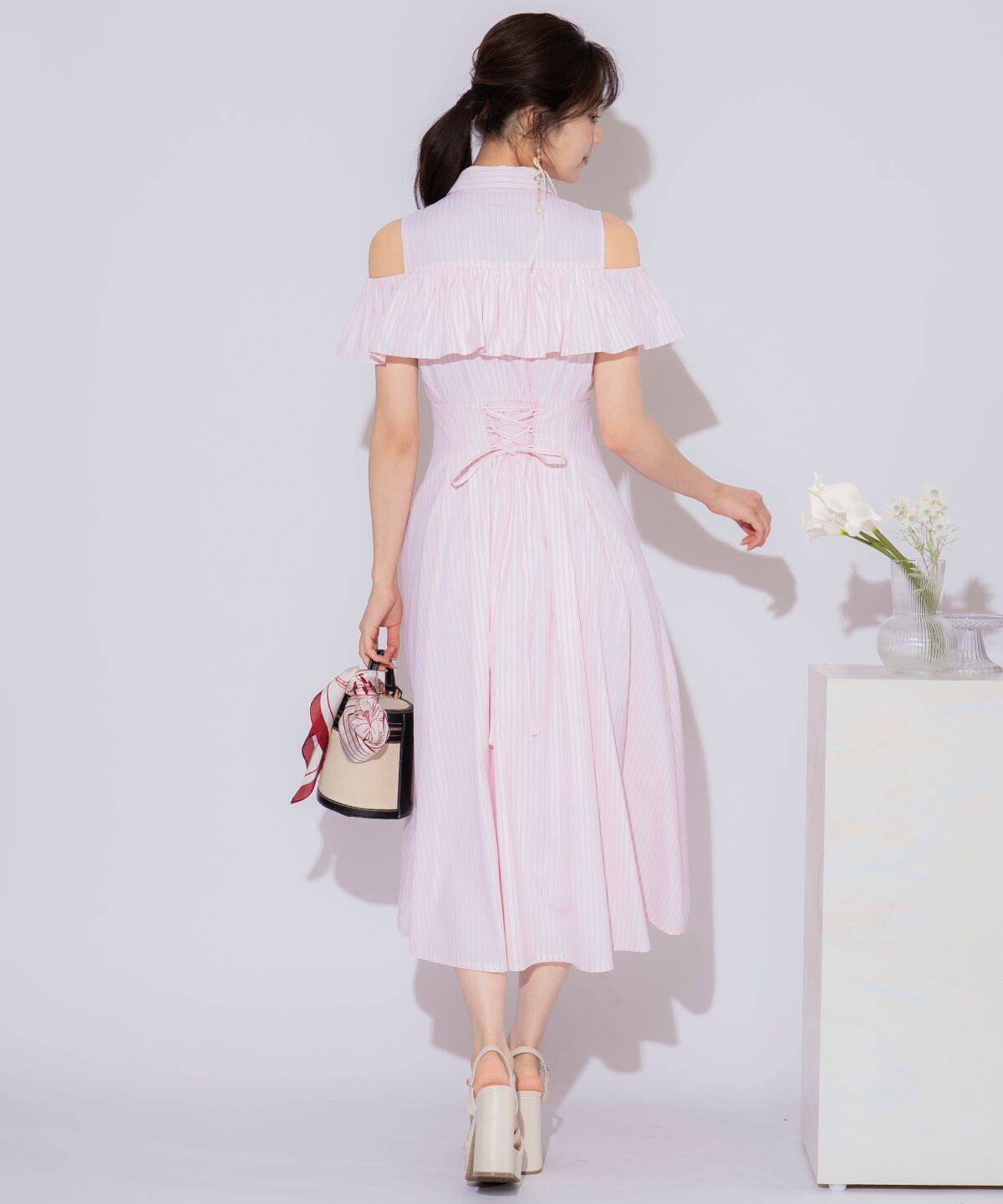 WILLSELECTION「２WAYスリーブストライプシャツワンピース」|ワンピース|