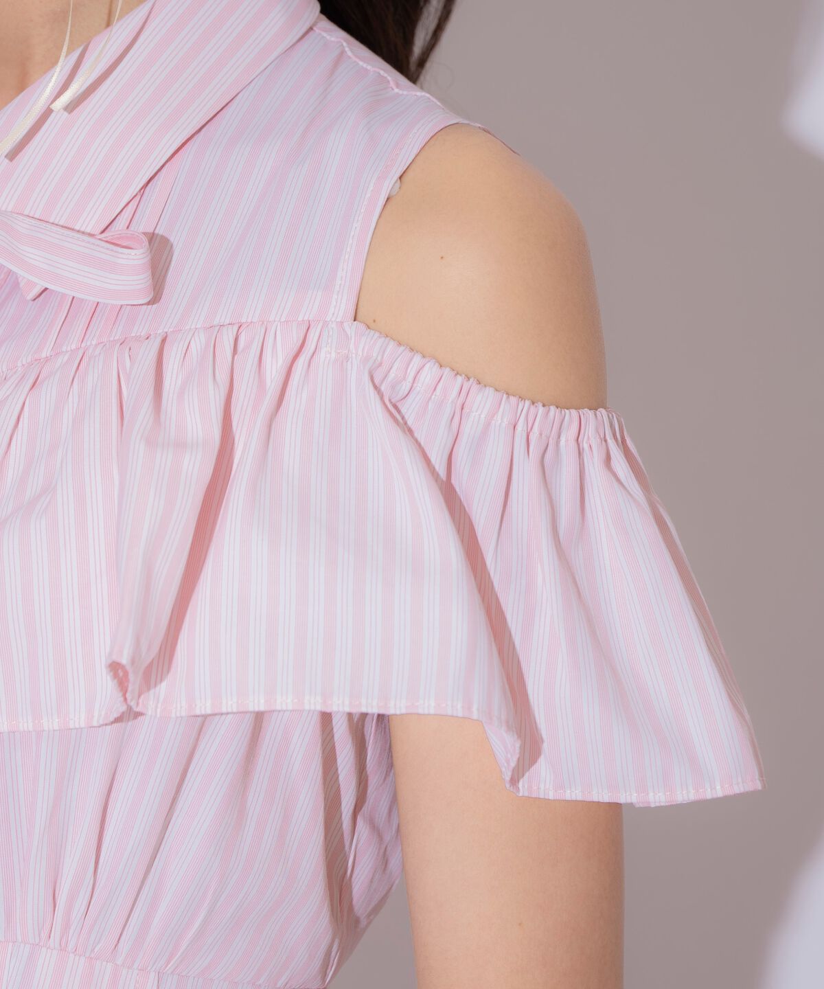 WILLSELECTION「２WAYスリーブストライプシャツワンピース」|ワンピース|