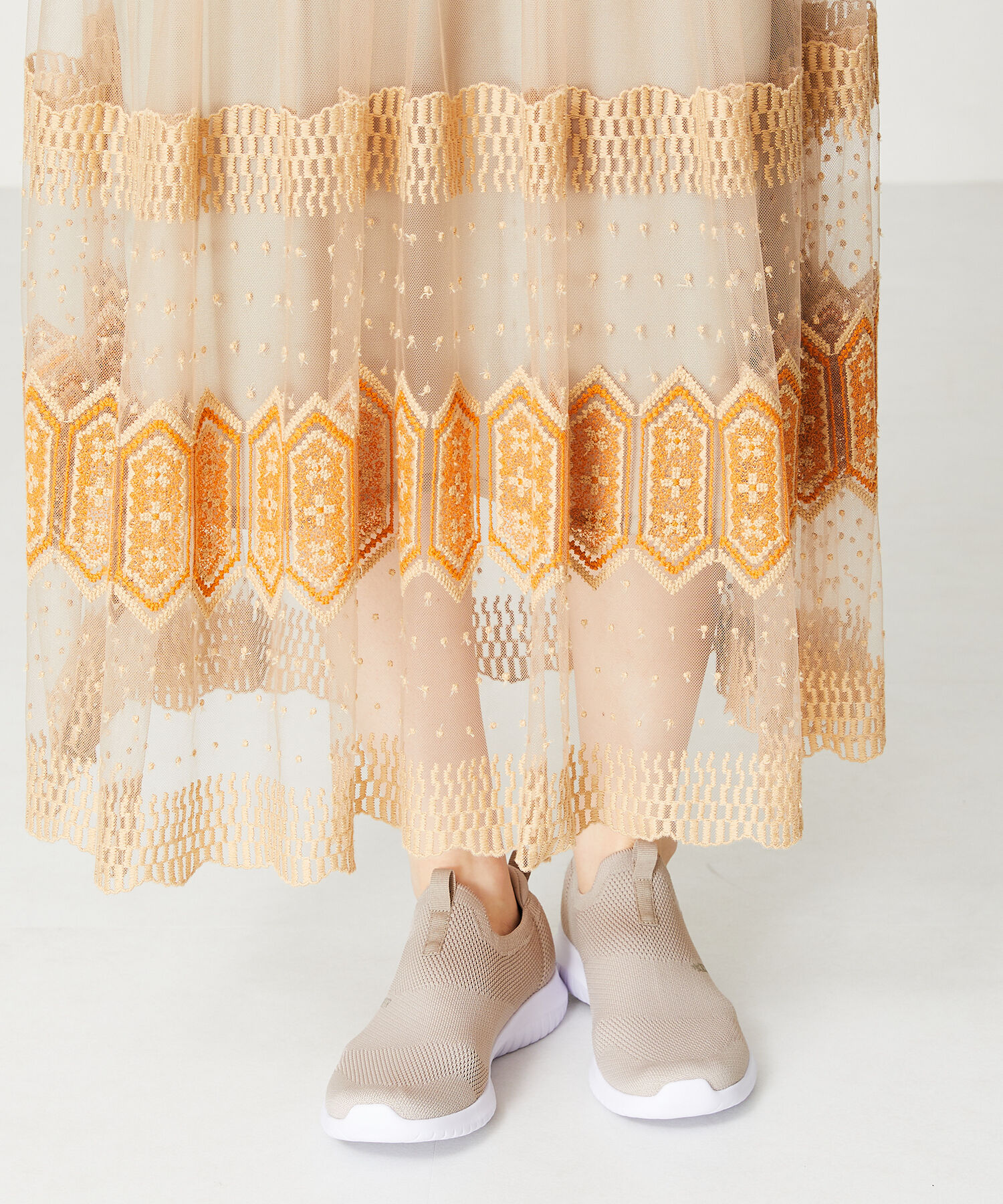 ORiental TRaffic「【累計19万足突破 】 ニット スニーカー /3709 柔らかい 伸縮性 軽量」|スニーカー|