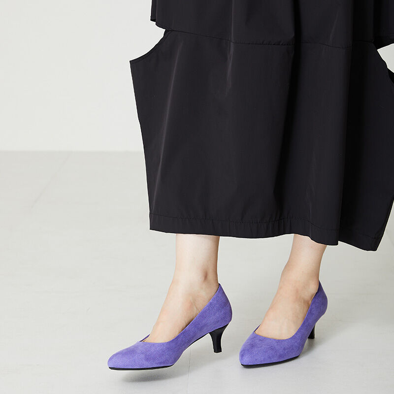 ORiental TRaffic「【跳べるパンプス/シリーズ累計１５０万足突破】アーモンドトゥ ミドルヒール /R-3213 パンプス」|パンプス|