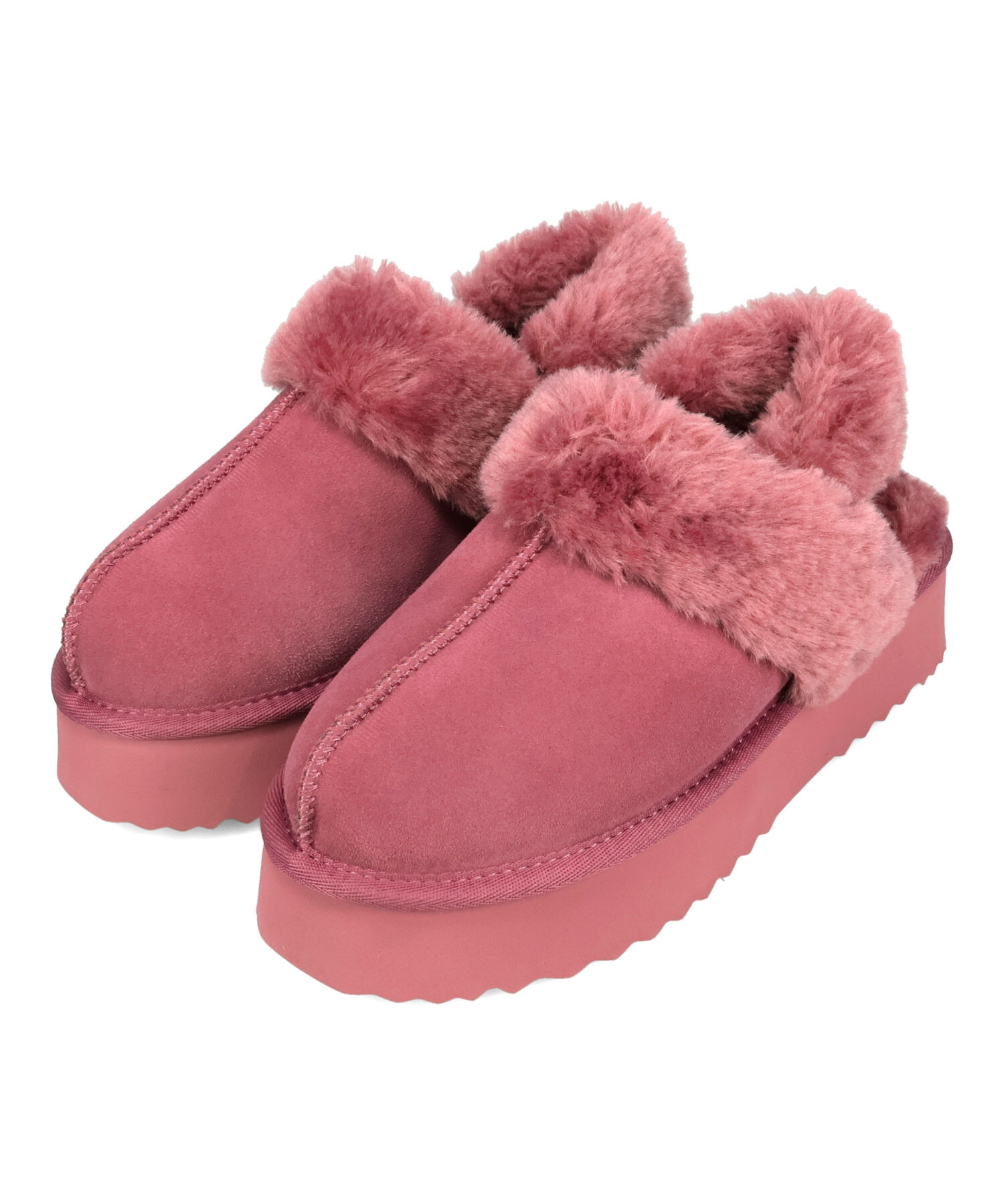 ORiental TRaffic「●2025秋冬新作● 【 厚底 】 ムートン 2way サンダル /51320 防寒」|サンダル|