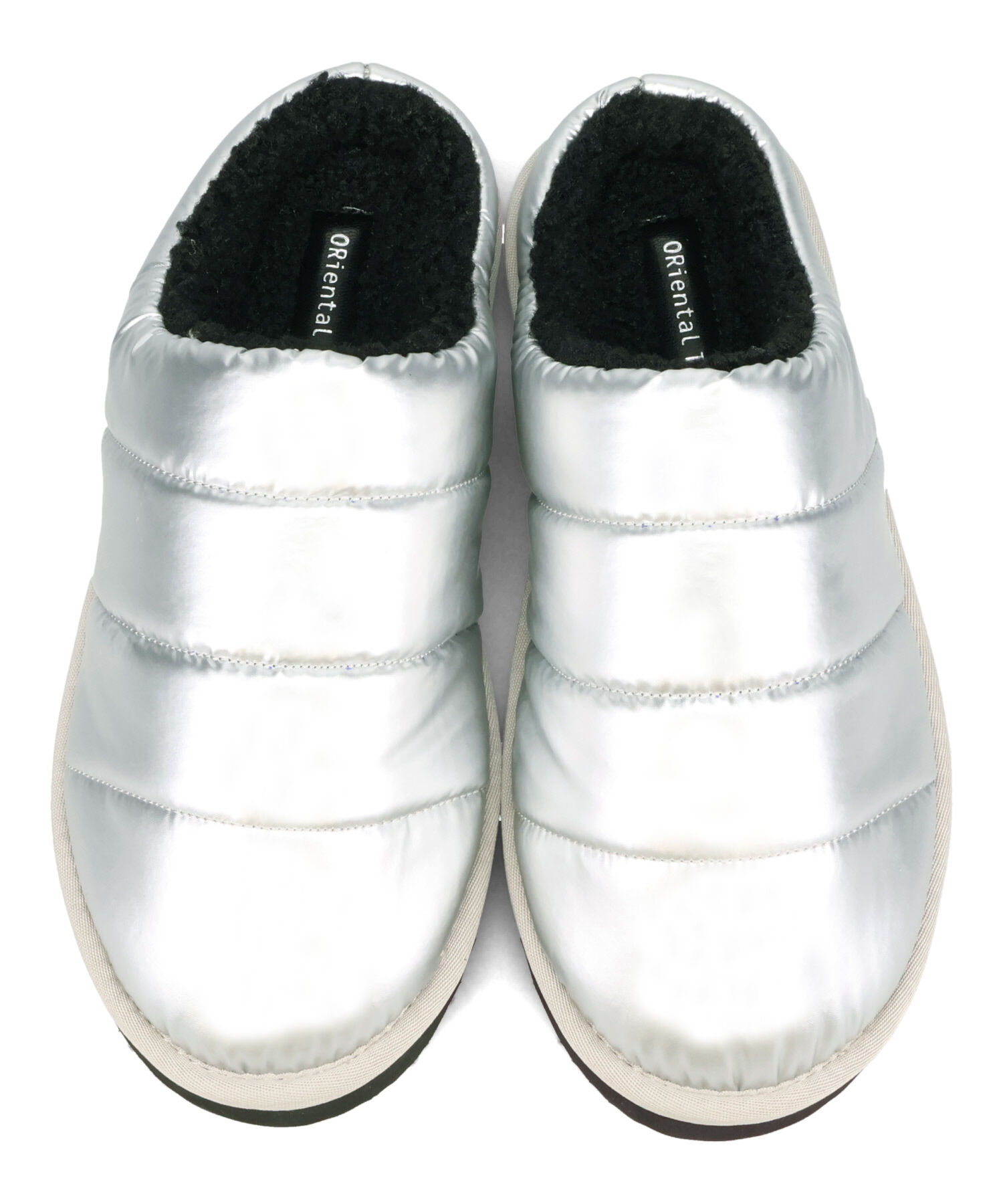 ORiental TRaffic「●2025秋冬新作●【WEB限定】パデット 裏起毛 サボ /55303 ボア 撥水 防寒」|サンダル|