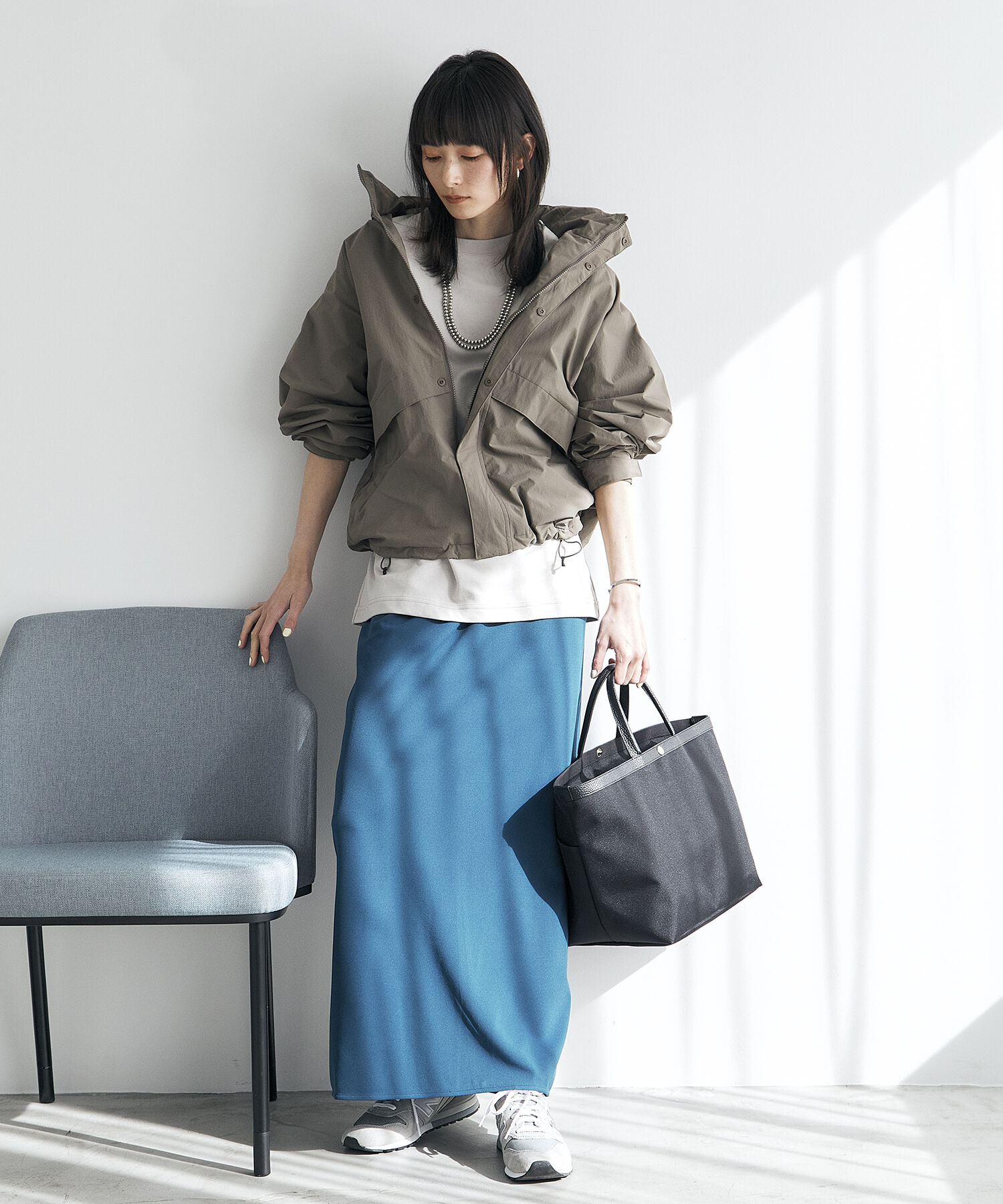 TOPKAPI BREATH「【Breath TOPKAPI】NORM ノーム リサイクル ポリエステル シュリンクレザー コンビ A4 トート バッグ」|トートバッグ|