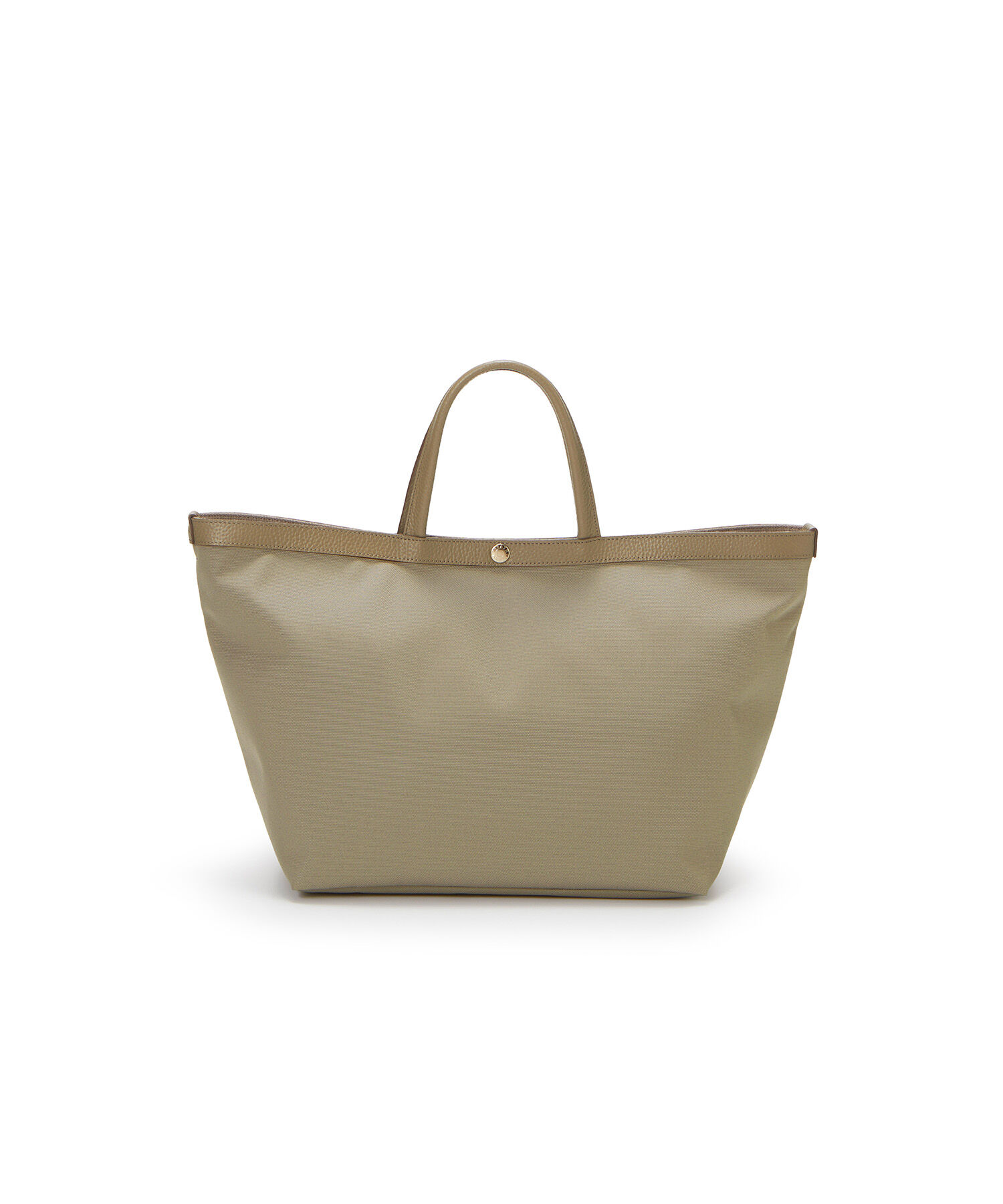 TOPKAPI BREATH「【Breath TOPKAPI】NORM ノーム リサイクル ポリエステル シュリンクレザー コンビ A4 トート バッグ」|トートバッグ|グレージュ