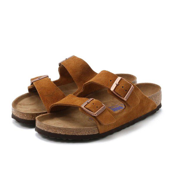 BIRKENSTOCK「【ビルケンシュトック】アリゾナ ソフトフットベッド/ミンク/サンダル メンズ レディース」|サンダル|ミンク