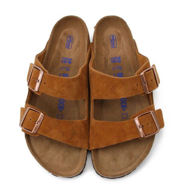 BIRKENSTOCK「【ビルケンシュトック】アリゾナ ソフトフットベッド/ミンク/サンダル メンズ レディース」|サンダル|