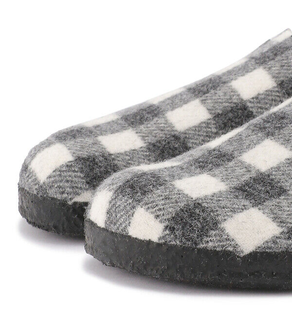 BIRKENSTOCK「【ビルケンシュトック】ツェルマット シアリング/プレイドホワイト/ルームシューズ レディース」|サンダル|