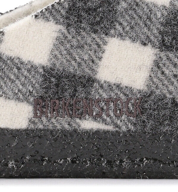BIRKENSTOCK「【ビルケンシュトック】ツェルマット シアリング/プレイドホワイト/ルームシューズ レディース」|サンダル|