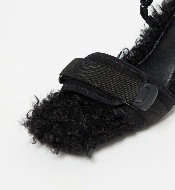 ODETTE E ODILE「＜SY＞ ヒールアップフェイクファー サンダル55&uarr;」|サンダル|